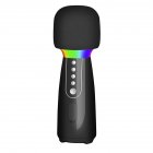 L868 Wireless Bluetooth-compatible Microphone Home Karaoke Professional Handheld Mic Speaker Audio Mp3 Player black