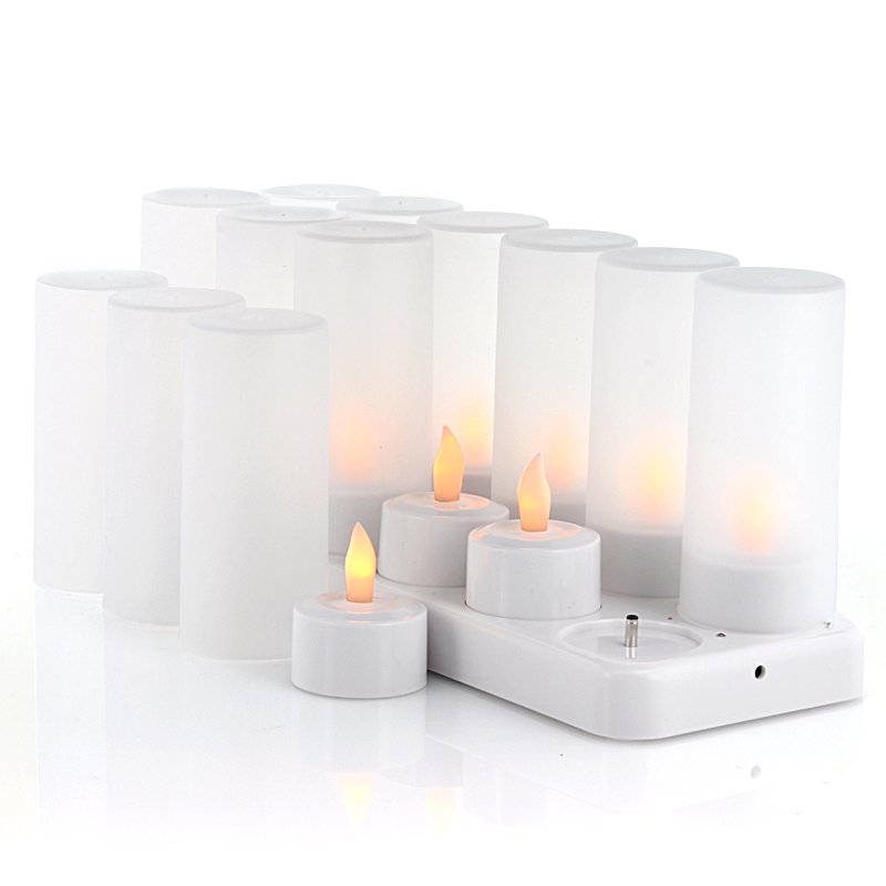 x12LED Candles with Charging Dock - Cozy LEDs