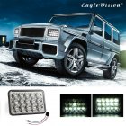 LED Headlight Die-cast Aluminum Casing 150w Square 5inches (4x6)LED Headlamp Suv Truck Working Lights White light