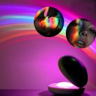 LED Projection Light Atmosphere Lamp Night Light Projector Kids Gift Bedroom Decor Photography Props Colorful