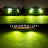 LED headlight front fog lamp 9 30 V 3000LM car modified green lime light bulb  5202
