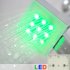 LED Color Changing Shower Head  Square 