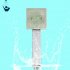 LED Color Changing Shower Head  Square 