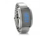 Blue Fiction Metal Alloy LED Watch