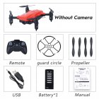 LF602 Wifi FPV RC Drone Quadcopter FPV Profesional HD Foldable Camera Drones Altitude Hold Standard 1 battery red