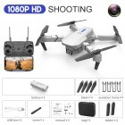 LS-E525 Drone 4k RC Drone Quadcopter Foldable Toys Drone with Camera HD 4K WIFi FPV Drones One Click Back Mini Drone Single lens 1080P storage package white