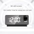 Led Digital Projection Alarm Clock Table Electronic Alarm Clock With 180 Degrees Time Projector Bedroom Bedside Clock White