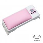 Led Nail Lamp Nail Arm Rest Gel Nail Polish Lamp Dryer Foldable Hand Pillow Stand For Nail Art Manicure Pink EU Plug