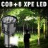 Led Portable Mini Flashlight Usb Rechargeable Super Bright Powerful Torch Outdoor Camping Work Lamp black