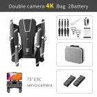 Ls-25 Drone 6k 4k Ultra Hd Dual Camera Ptz Drone 5g Wifi Gps Height Maintain Headless Mode Rc Quadcopter 6k Professional 4k pixel configuration 2 battery package