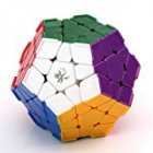 [US Direct] Lujex DaYan Megaminx 1 12-axis 3-rank Dodecahedron Magic Cube with Corner Ridges - Multicolor