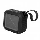 W-KING S7 Mini Wireless Waterproof Loudspeaker with TF/<span style='color:#F7840C'>FM</span>/AUX/NFC Bluetooth Bike Speaker for Phones Black