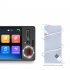 M 60 Touch screen 4 inch High definition Dual Usb Car Mp5 Player Bluetooth compatible Hands free Fm Audio Gray black