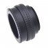 M42 to M42 Lens Adjustable Focusing Helicoid Macro Tube Adapter 17mm to 31mm black