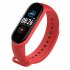 M5 Men Intelligent  Watch Magnetic Rechargeable Digital Watch Heart Rate Blood Pressure Monitor Sports Fitness Tracker Bracelet pink