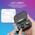 M7 LED Digital Display TWS Earphones Mini Stereo Headphones Bluetooth5 0 with 3600mAh Charging Case for Mobile Power Bank white