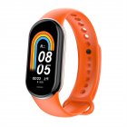 M8 Smart Watch Non-invasive Blood Sugar Test Sports Watch Waterproof Fitness Watch With Blood Pressure Heart Rate Tracking orange