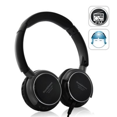 Headphones with Built-In MP3 + FM - SoundMax