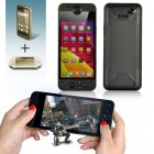 MUCH G2 Game Console Smartphone has a 5 Inch 1280x720 Screen  MTK6589 Quad Core 1 2GHz CPU  1GB RAM  16GB ROM  3G and an Android4 2 OS 