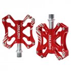 MZYRH Bicycle Aluminium Alloy Pedals Mountain Bike Bearing Super Light Pedals Cycling Parts red_Special size