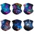 Magic Headband Scarf Face Mask Starry Sky 3D Digital Print Outdoor Insect proof Holiday Turban BXHA014 One size