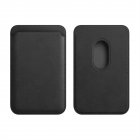 Magnetic Card Holder Case Compatible For Magsafe Iphone 13 11 12 Pro Max Mini Leather Wallet Cover Pocket black