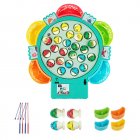 Magnetic Fishing Game Toy Rotating Fish Board Game With Music Fine Motor Skill Training Birthday Gifts
