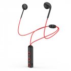 Magnetic Wireless Bluetooth Earphone Stereo Sports In Ear Hands-free Earbud XT13 Headset With <span style='color:#F7840C'>Mic</span> for Phone and Tablet red