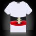 Men 3D Bone Printing Short Sleeve T  Shirt for Summer Wear