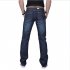 Men Fashion Slim Long Straight Jeans Pants for Fall Winter Wear Photo Color 33