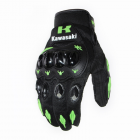<span style='color:#F7840C'>Men</span> <span style='color:#F7840C'>Motorcycle</span> Riding Protective Gloves For Riders Bikers green_L