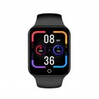 Men Multi Function I7 Smart  Watch Heart Rate Sleep Fintess Tracker Digital Bracelet Compatible For Ios8.0 Android 4.4 Above black