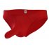 Men Sexy Briefs Multicolor Soft Comfortable Lightweight Breathable Ultra thin Ice Silk Underwear red L