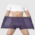 Men Underwear Plus Size Loose Modal Seamless Underpants Middle Waist Solid Color Breathable Underwear bright red 6XL  120 132 5kg 
