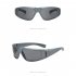 Men Women Cycling Glasses Uv Protective Outdoor Sports Sun Glasses Goggles Travel Leisure Eyewear Black Frame Yellow Lens