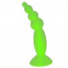 Men Women G-Spot Stimulation Silicone Butt Plug Anal Beads Dildo Adult Sex Toy  green