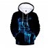Men Women Long Sleeve Small Happy Face DJ Marshmello 3D Print Casual Hoodies Sweatshirt O style M