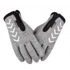 Men Women Zipper Gloves Warm Windproof Touch Screen Outdoor Sports Riding Gloves Long finger gray_XL