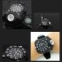 Mens Wrist Watch 3in1 with Super Bright LED Flashlight and Compass  Outdoor Sports Rechargeable   Waterproof
