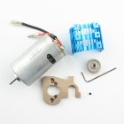 Metal 550 Carbon Brush Motor+ Motor Mount for WLtoys 144001 1/14 4WD <span style='color:#F7840C'>RC</span> Car Spare Parts default