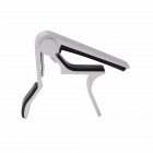 Metal Guitar Capo Quick Change Clamp Key Acoustic Classic Guitar Capo for Tone Adjusting Silver
