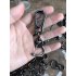 Metal Key Ring Holder Horseshoe Car Keychain Multi function Keyring Bright black