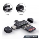 Micro TF Memory card Reader Smart Memory card reader Adapter C TYPE USB 2.0 Charger Micro OTG laptop Two in one
