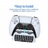 Mini Bluetooth Wireless Keyboard for Ps5 Game Controller External Key Panel with Speaker White