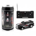 Mini Cans Remote Control Car With Light Effect Electric Racing Car Model Toys For Children Birthday Gifts black