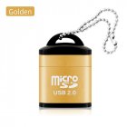 Mini Card  Reader Micro SD Card Usb 2.0 480Mbps Mobile Phone High Speed Tf Memory Gold