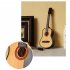 Mini Classical Guitar Miniature Model Wooden Mini Musical Instrument Model with Case Stand M  16CM Classical guitar wood color