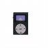 Mini Cube Clip type Mp3 Player Display Rechargeable Portable Music Speaker with Earphone Usb Cable black