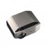 Mini Digital Projector 1080P High Definition LED Home Business Office Projector Portable Space gray US Plug