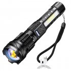 Mini Flashlight Usb Rechargeable Cob Work Light Hand Lantern Strong Light Outdoor Lighting Tools XH-P50